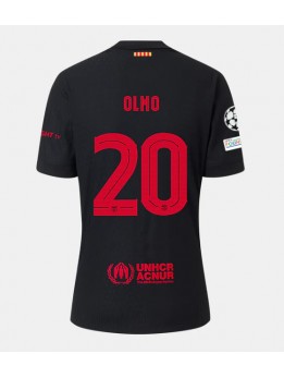 Barcelona Dani Olmo #20 Replika Borta Kläder 2024-25 Kortärmad